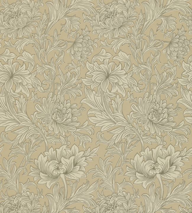 Chrysanthemum Wallpaper - Sand