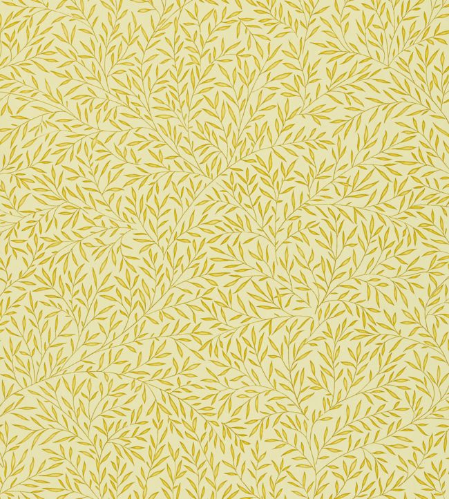 Lily Leaf Wallpaper - Gold