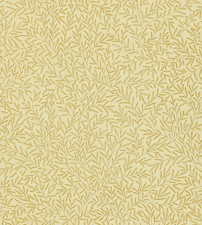 Lily Leaf Wallpaper - Yellow