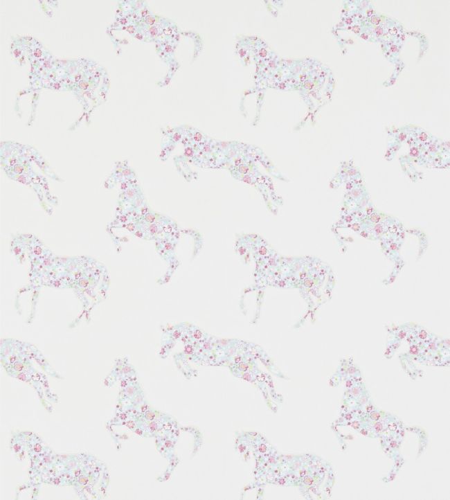 Pretty Ponies Wallpaper - Gray