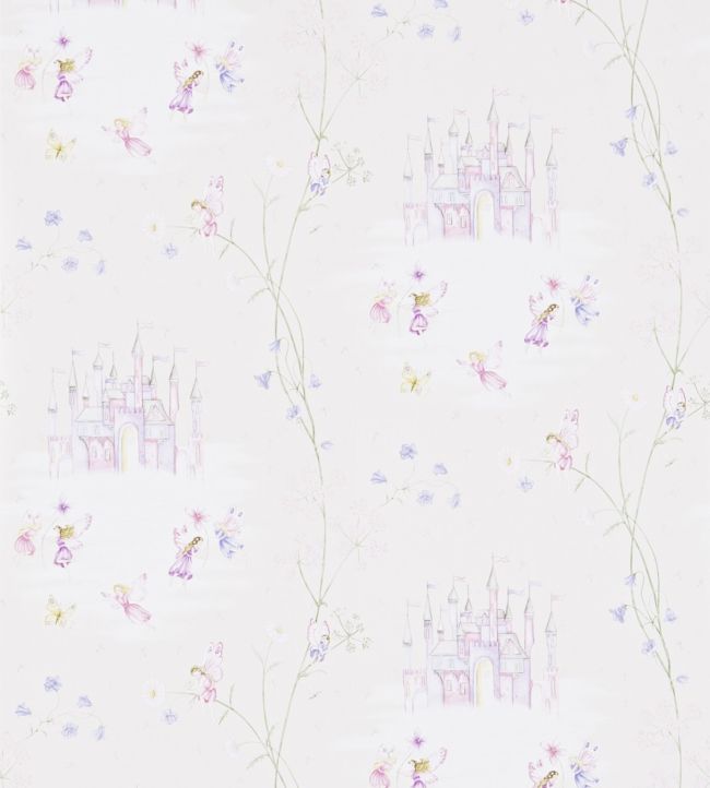 Fairy Castle Wallpaper - White