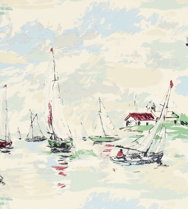 Sail Away Wallpaper - Cream