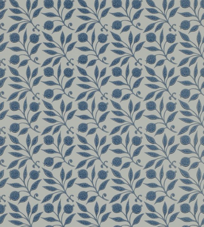 Rosehip Wallpaper - Blue
