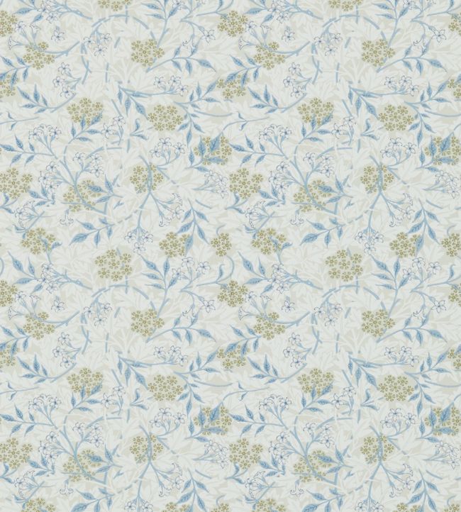 Jasmine Wallpaper - Blue