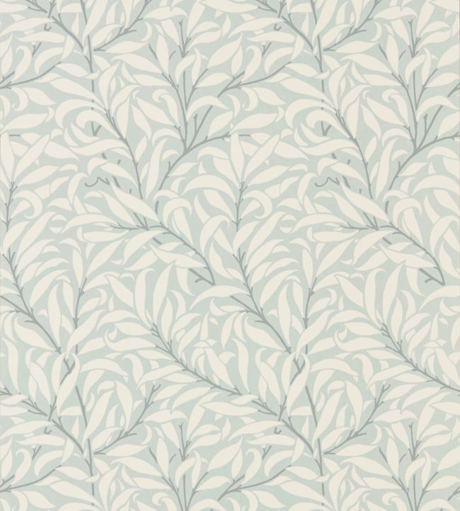 Pure Willow Bough Wallpaper - Silver