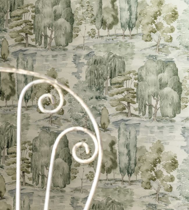 Waterperry Room Wallpaper 2 - Gray