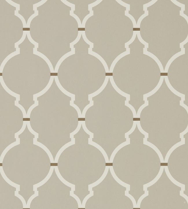 Empire Trellis Wallpaper - Gray