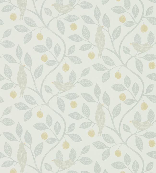 Damson Tree Wallpaper - Gray