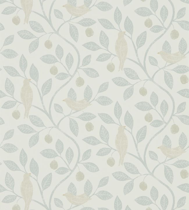 Damson Tree Wallpaper - Silver