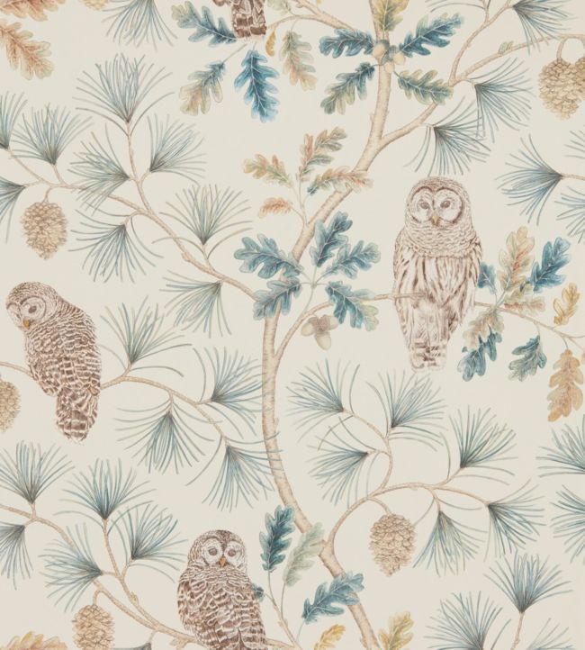Owlswick Wallpaper - Blue