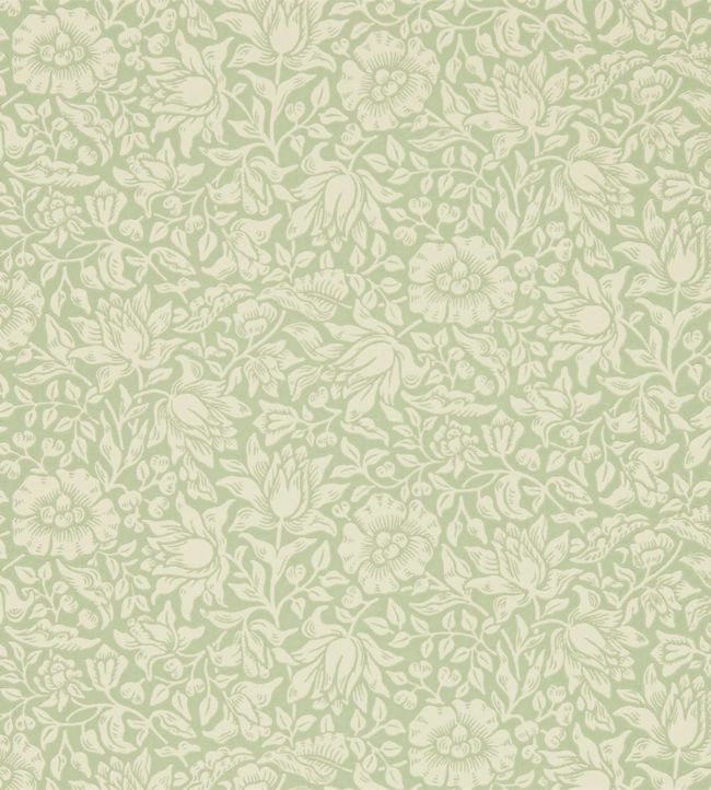 Mallow Wallpaper - Green