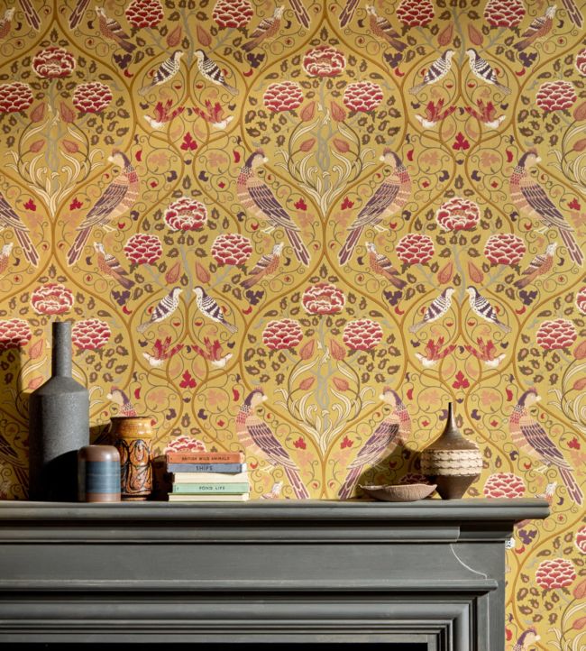 Seasons By May Room Wallpaper 2 - Gold