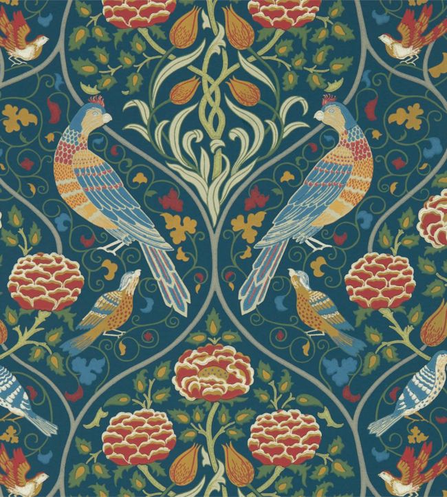 Seasons By May Wallpaper - Blue