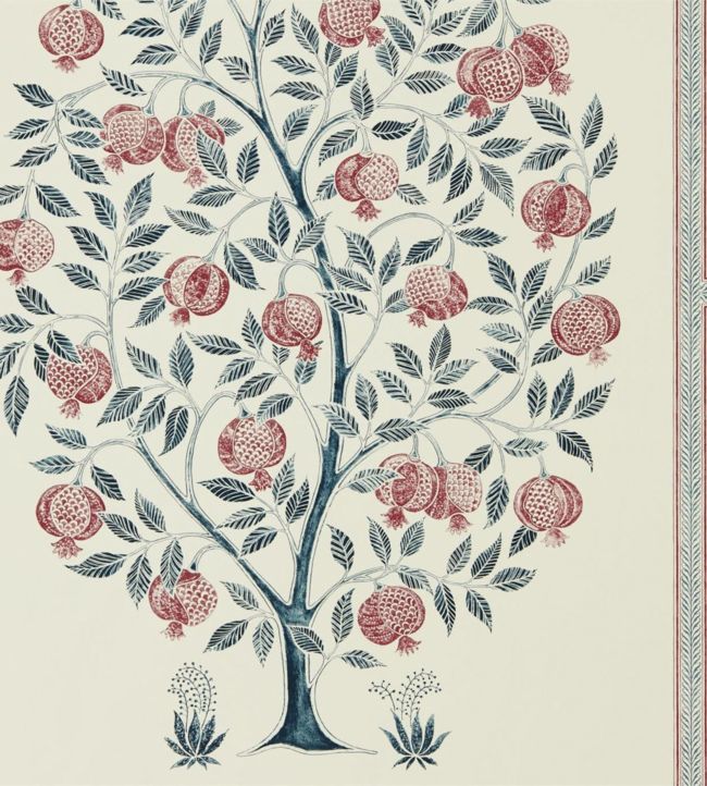 Anaar Tree Wallpaper - Pink