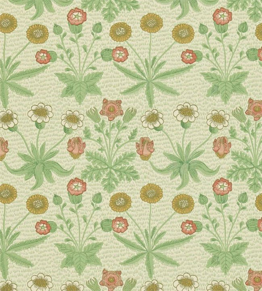 Daisy Wallpaper - Green