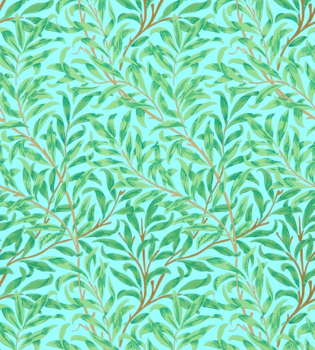 Willow Bough Wallpaper - Green