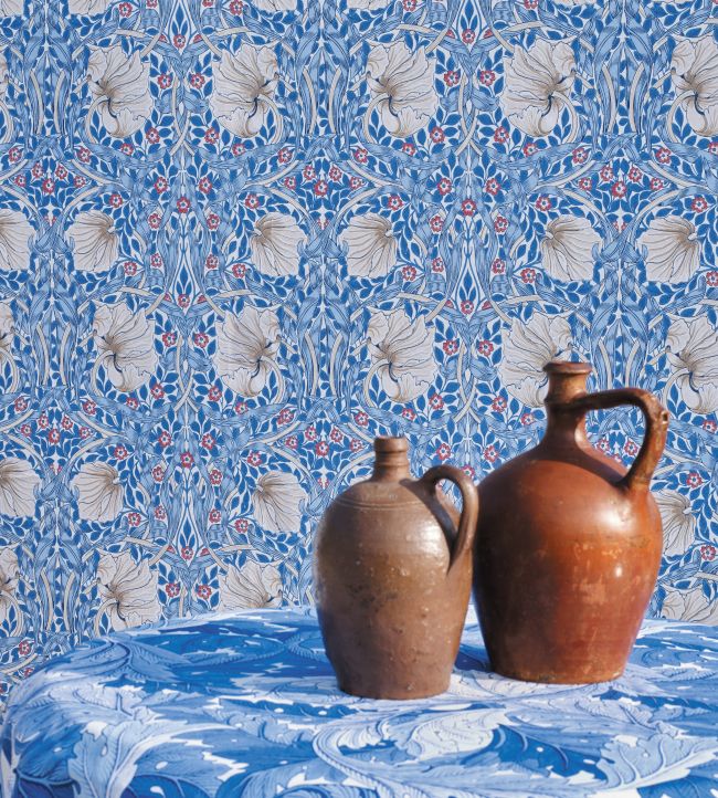 Pimpernel Room Wallpaper 3 - Blue