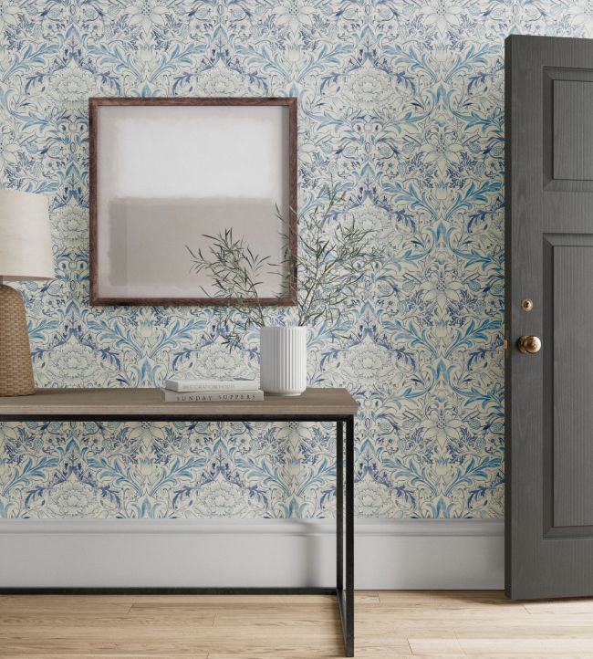 Simply Severn Room Wallpaper - Blue