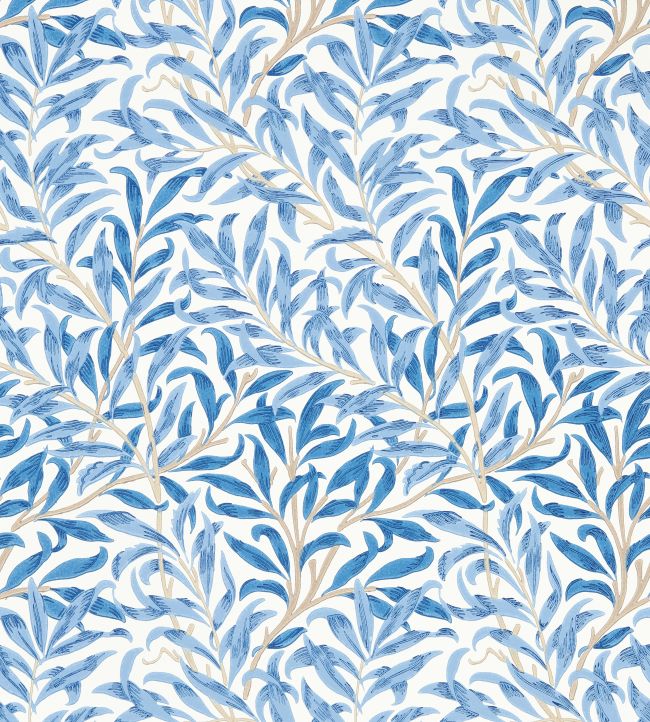 Willow Boughs Wallpaper - Blue