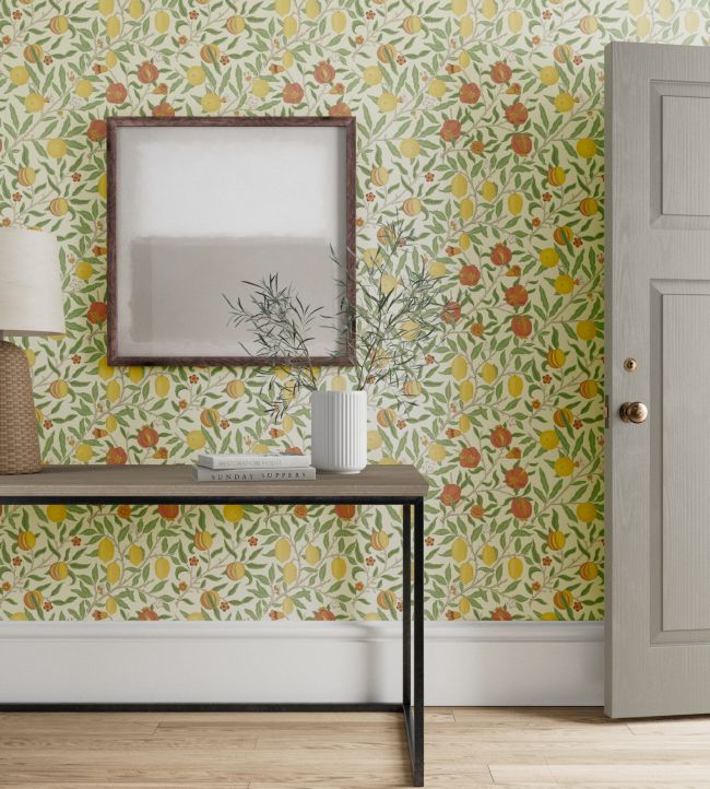 Fruit Room Wallpaper - Green