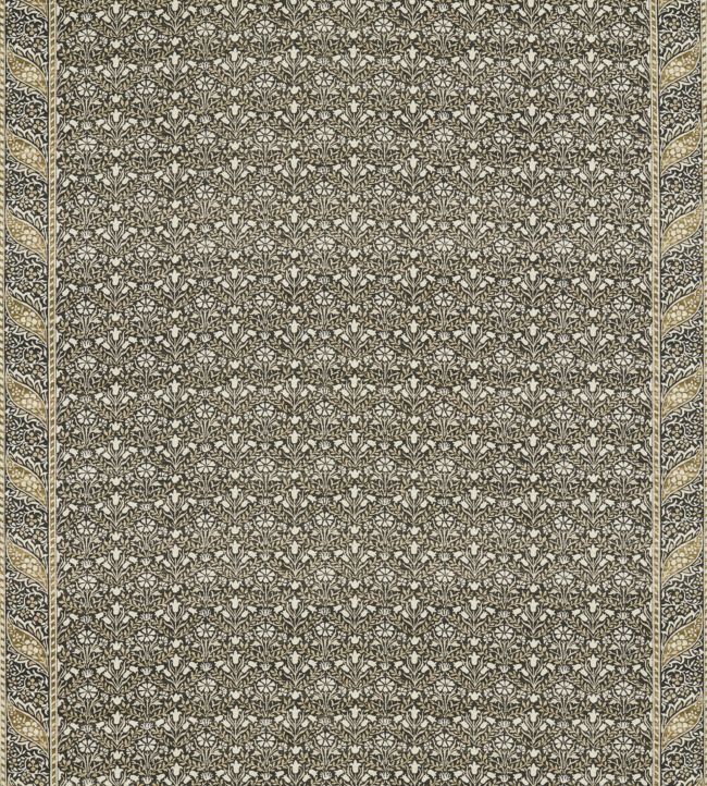 Morris Bellflowers Fabric - Brown