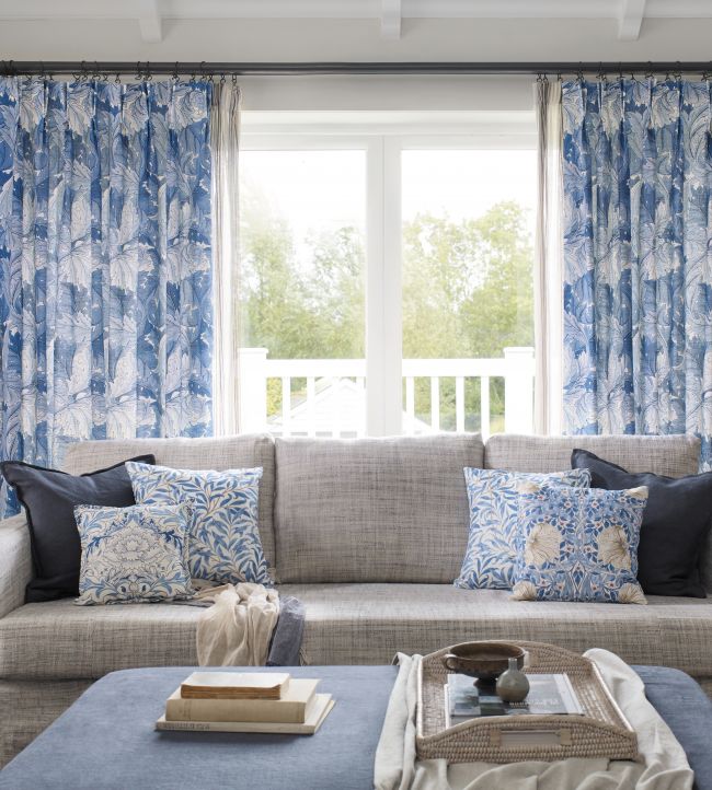 Pimpernel Room Fabric - Blue