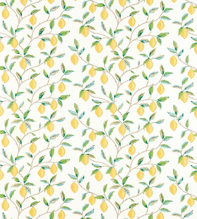 Lemon Tree Fabric - Green