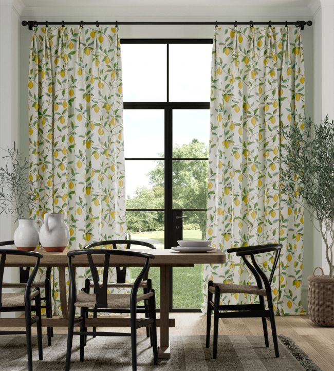 Lemon Tree Room Fabric - Green