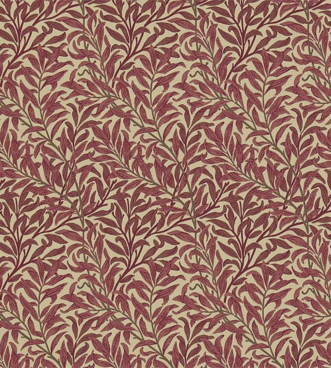 Willow Bough Fabric - Red