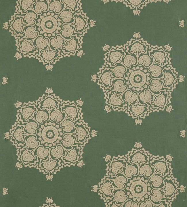 Indian Loop Fabric - Green