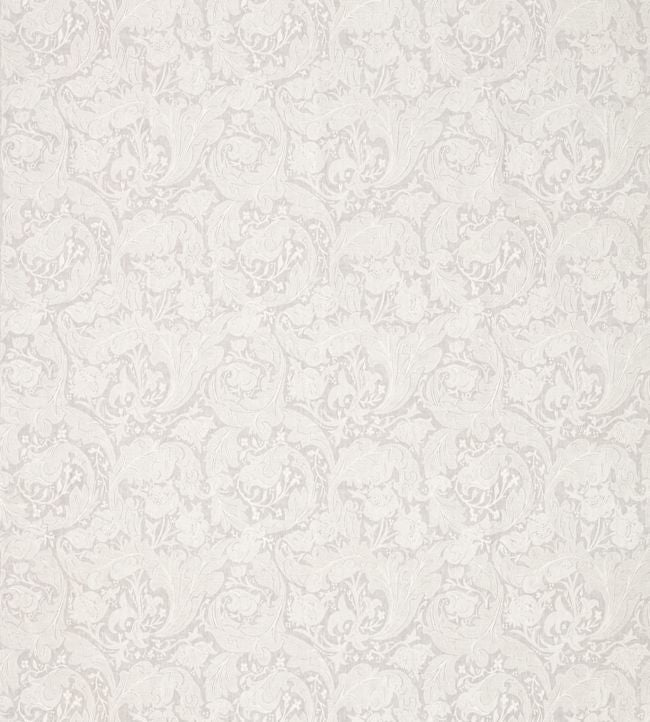 Pure Bachelors Button Embroidery Fabric - Silver