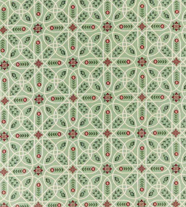 Brophy Embroidery Fabric - Green