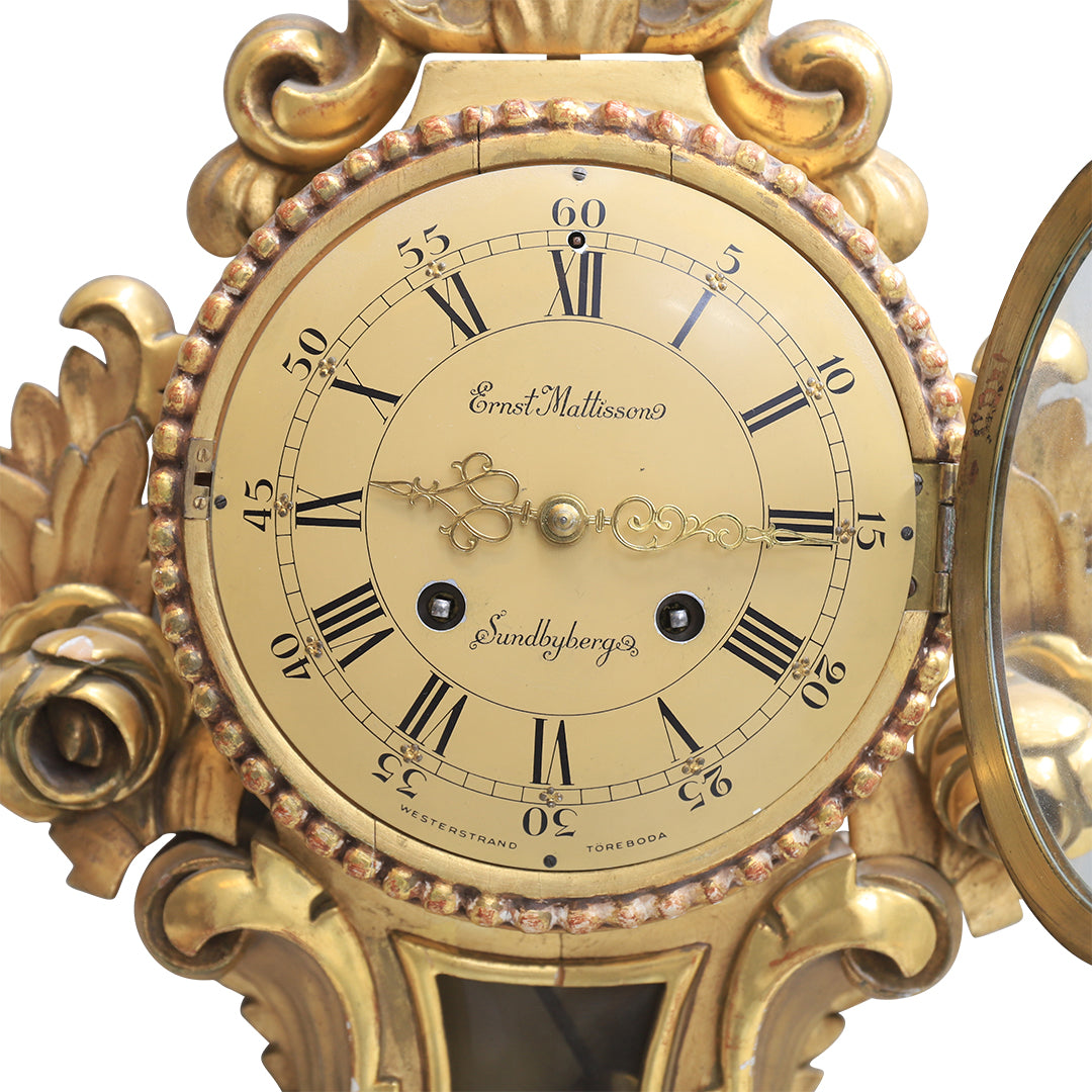 Gustavian Wall Clock 1900's