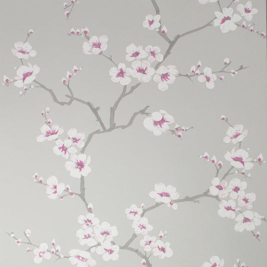 Apple Blossom Wallpaper - Silver