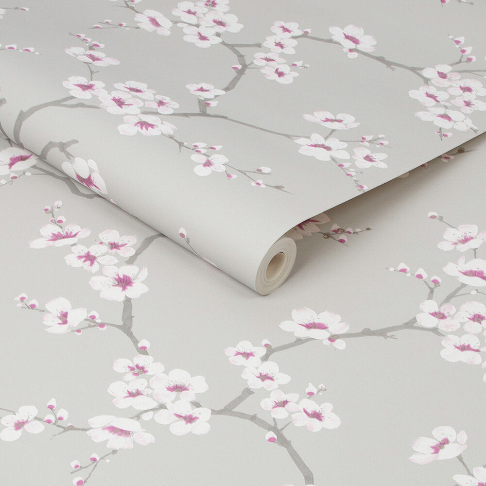 Apple Blossom Wallpaper - Silver