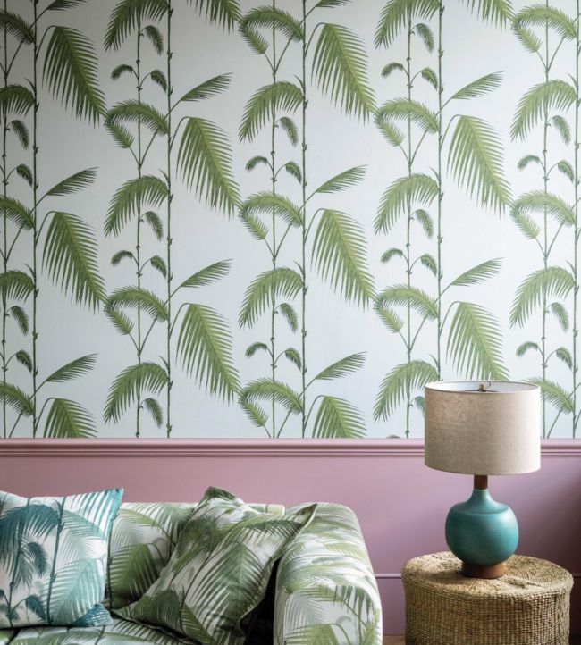 Palm Leaves Wallpaper - Green - Cole & Son