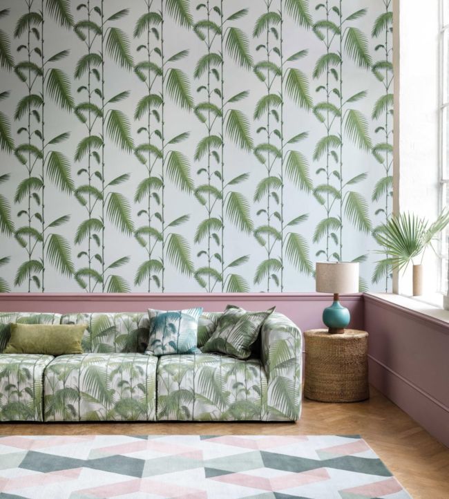 Palm Leaves Wallpaper - Green - Cole & Son