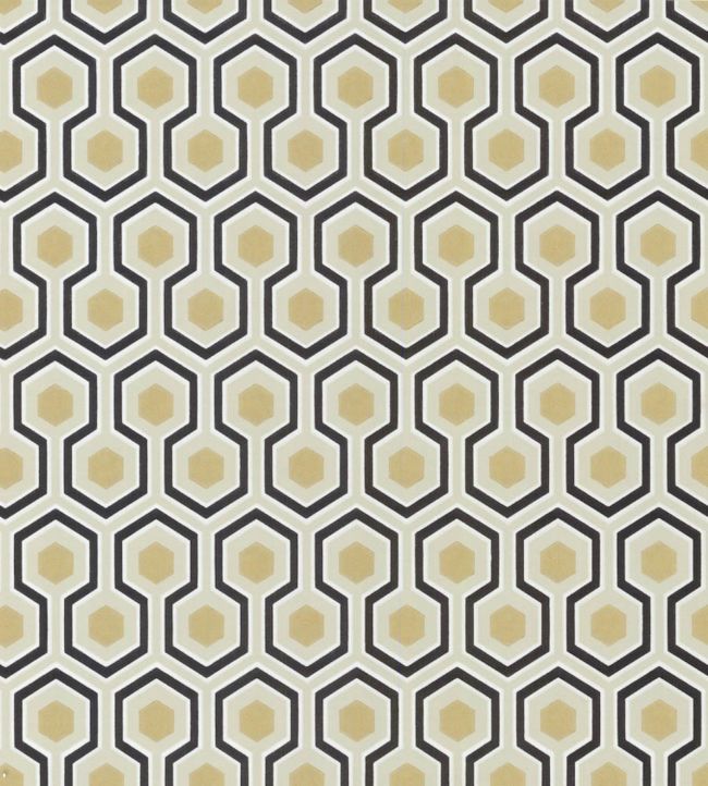 Hicks' Hexagon Wallpaper - Yellow