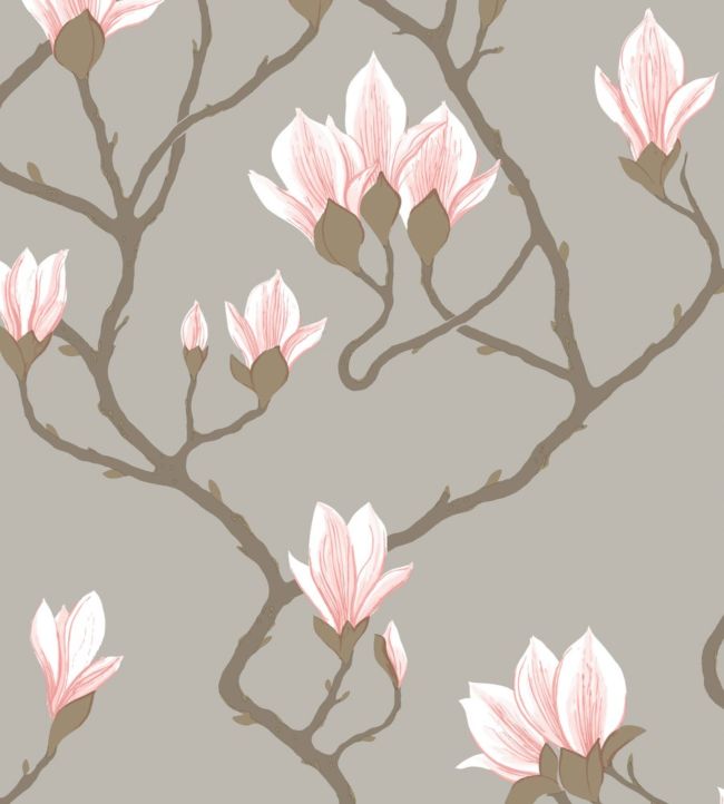 Magnolia Wallpaper - Gray - Cole & Son