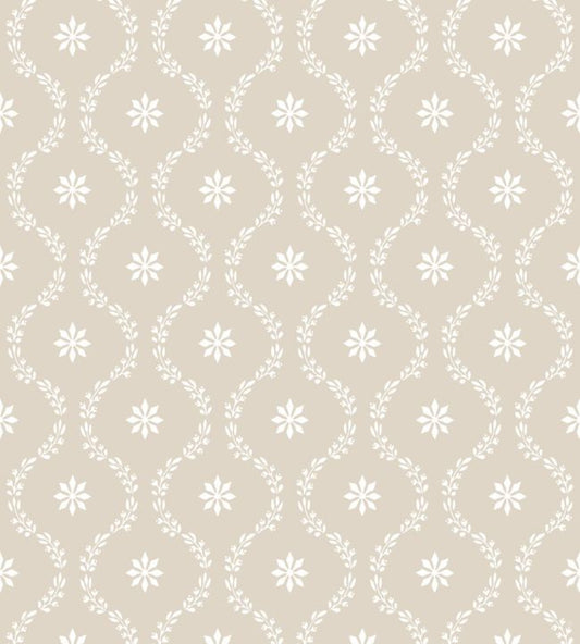 Clandon Wallpaper - Cream - Cole & Son