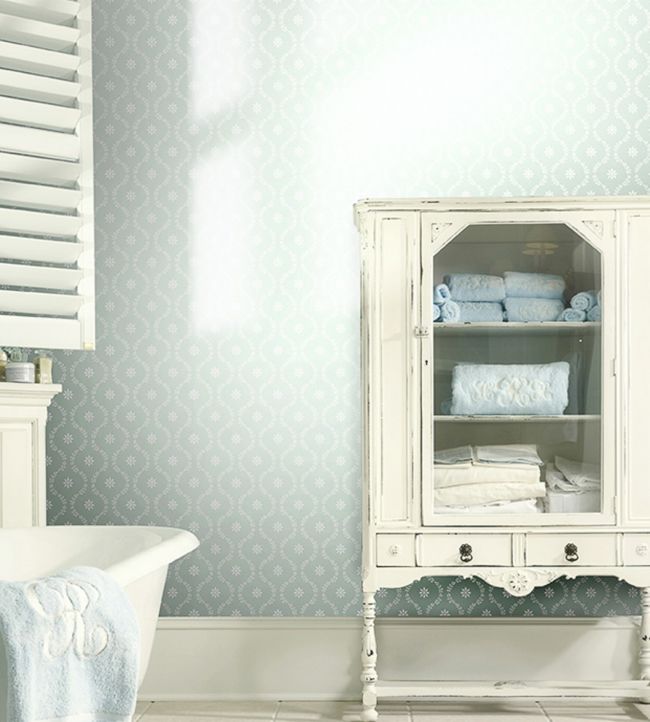 Clandon Room Wallpaper - Teal