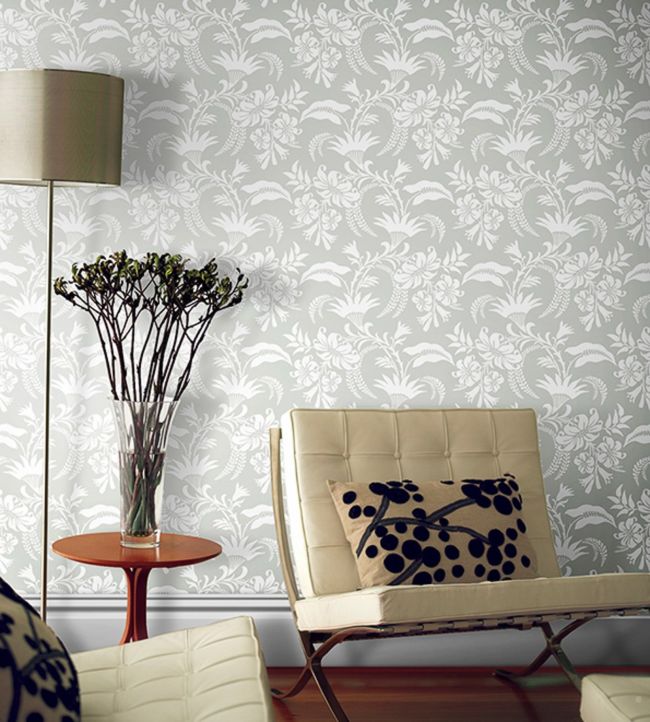 Cranley Room Wallpaper - White