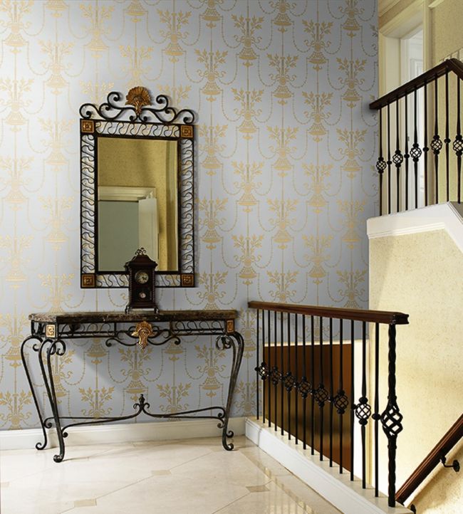 Dorset Wallpaper - Teal - Cole & Son