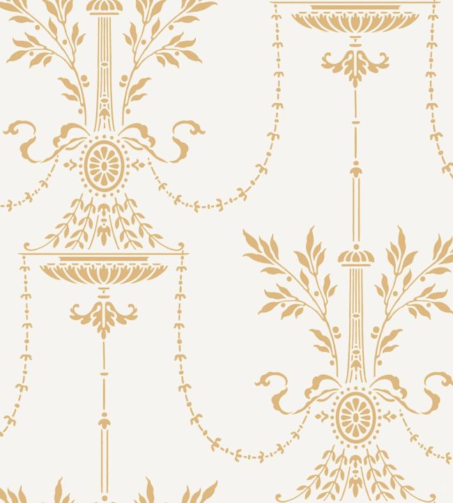 Dorset Wallpaper - White - Cole & Son