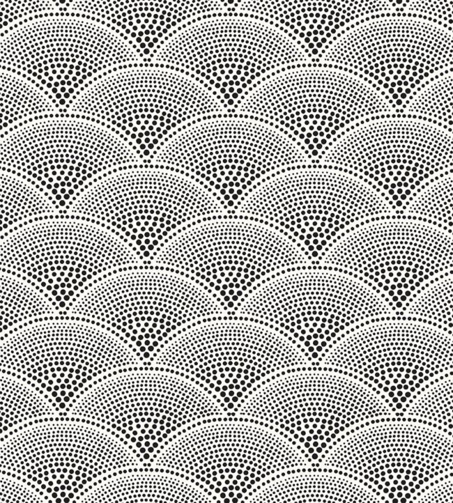 Feather Fan Wallpaper - Gray
