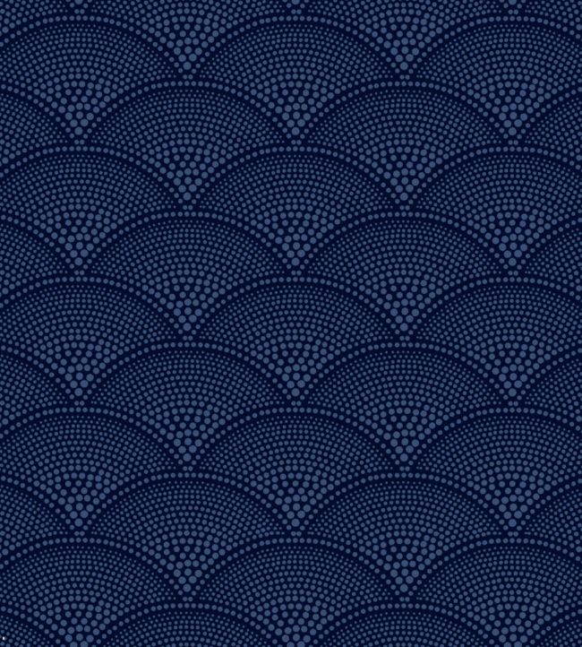 Feather Fan Wallpaper - Blue - Cole & Son