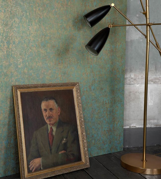 Salvage Wallpaper - Green - Cole & Son