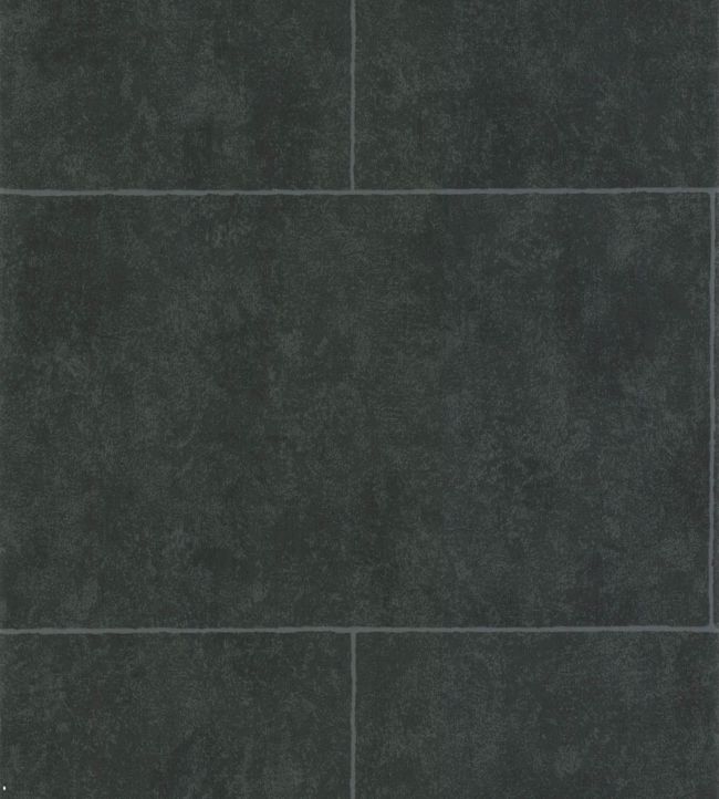 Stone Block Wallpaper - Black - Cole & Son