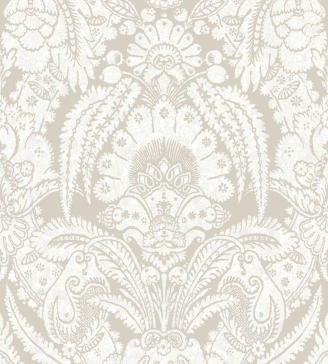 Chatterton Wallpaper - White - Cole & Son