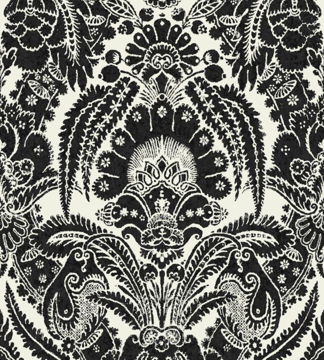 Chatterton Wallpaper - Black - Cole & Son